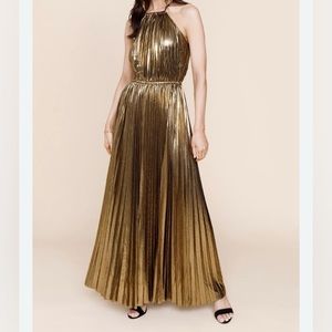 Francesca’s Metalic Gold Dress